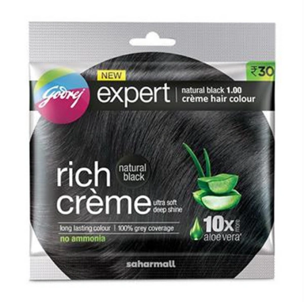 Godrej Expert Creme Hair Colour Black Brown 20 g 