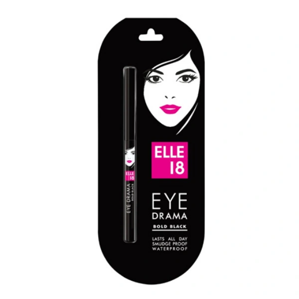 Elle 18 Eye Drama Bold Black Kajal 0.35 g 