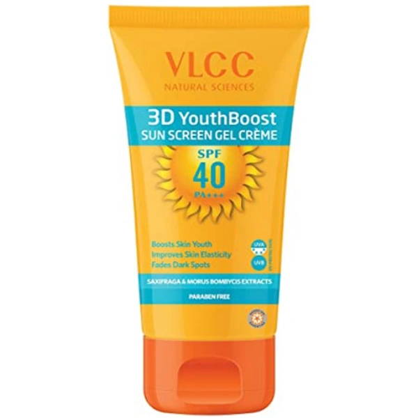 VLCC 3D Youth Boost Sun Screen Gel Cream 40 PA+++