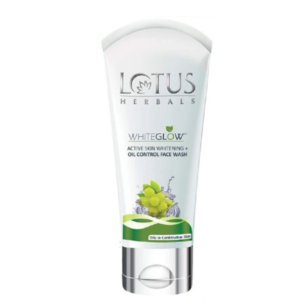  Lotus Herbals WhiteGlow Active Skin Whitening and Oil Control Facewash 50g