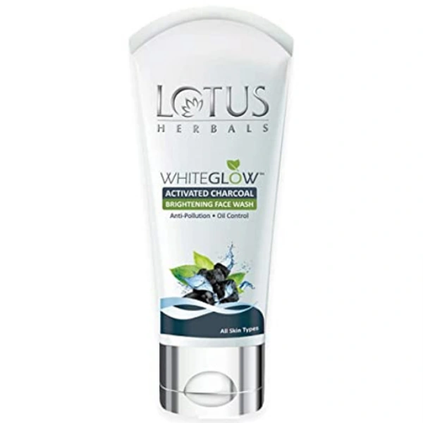 Lotus WhiteGlow Activated Charcoal Brightening Facewash 50g