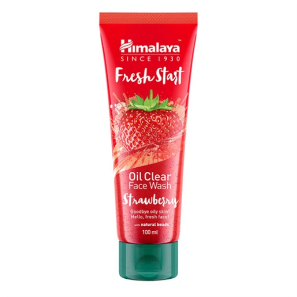 Himalaya Fresh Face Wash, Strawberry, 100ml 