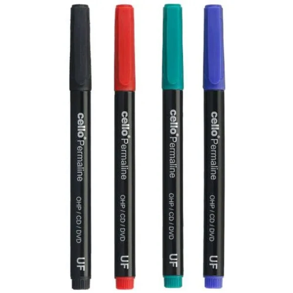 Ultra Fine Assorted CD Marker  - Red
