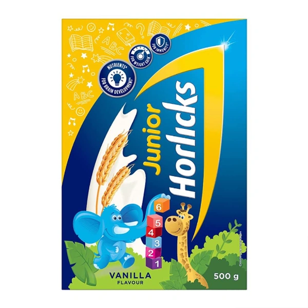 Junior Horlicks 1-6y Vanilla 500 gm