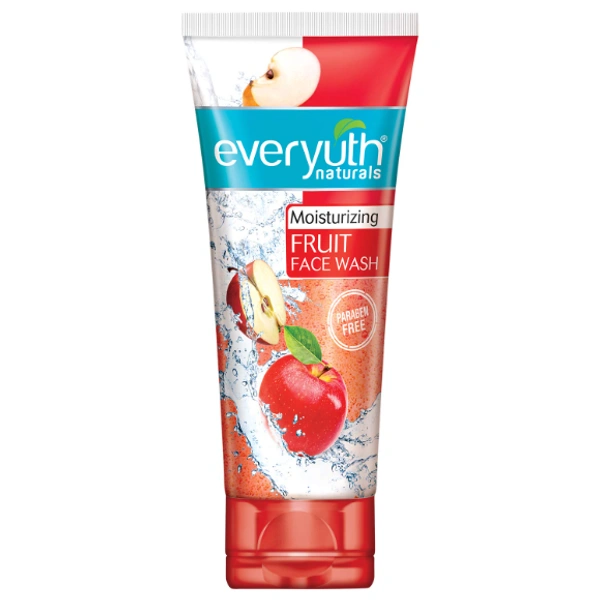 Everyuth Naturals Moisturizing Fruit Face Wash, 50gm, Tube