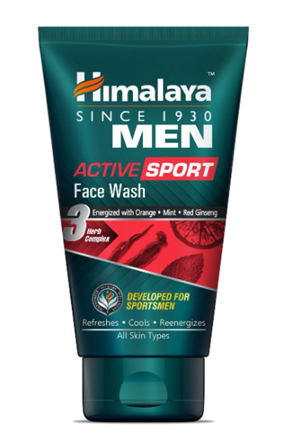 Himalaya Men Active Sport 3 Herb Complex Face Wash 100 ml