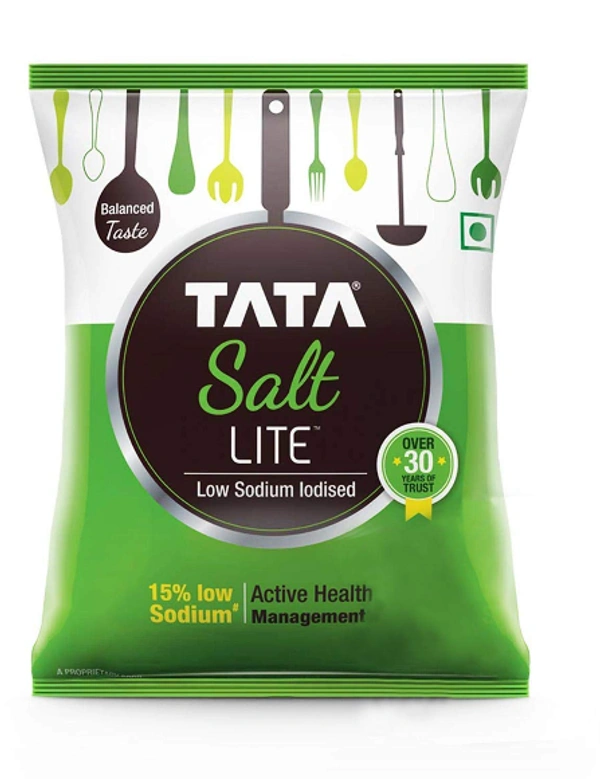 Tata Salt Lite - Low Sodium, 1kg Pouch