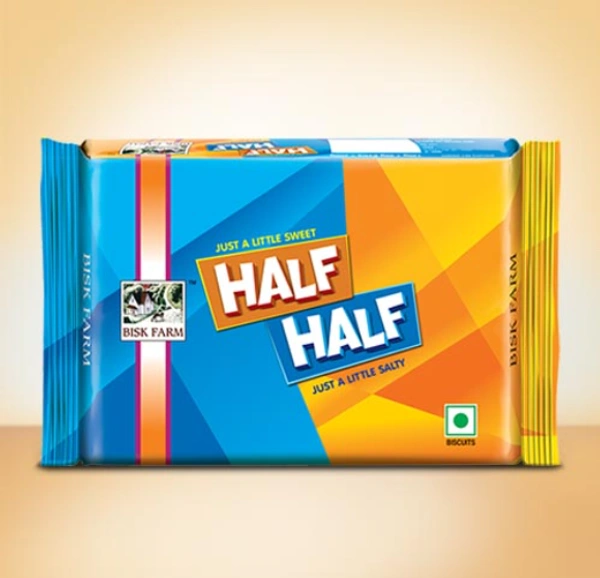 Bisk Farm Half Half Biscuit  85g.