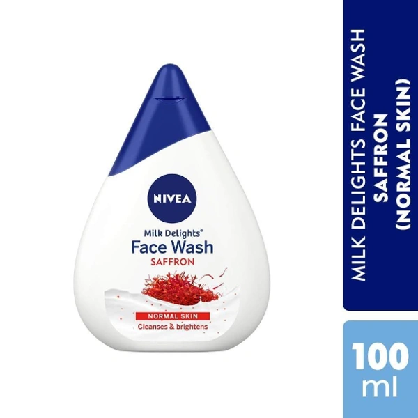Nivea Milk Delights Saffron Normal Skin Face Wash 100 ml