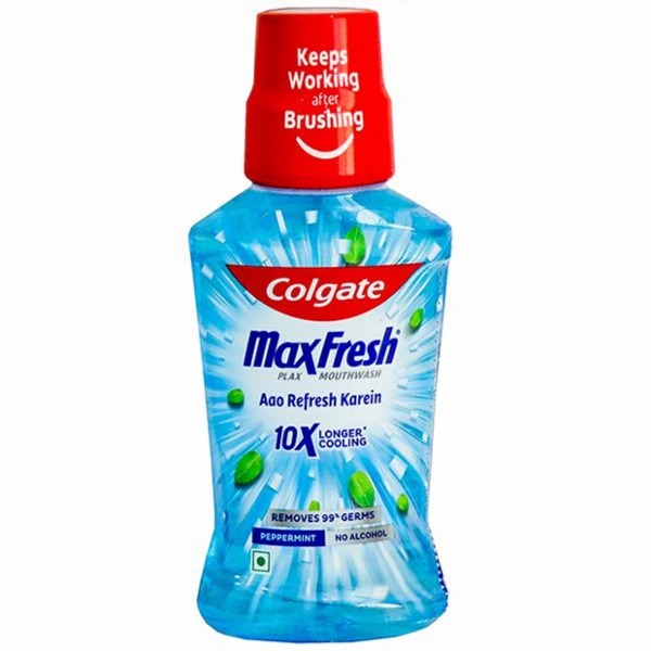 Colgate MaxFresh Plax Peppermint Mouthwash 250 ml