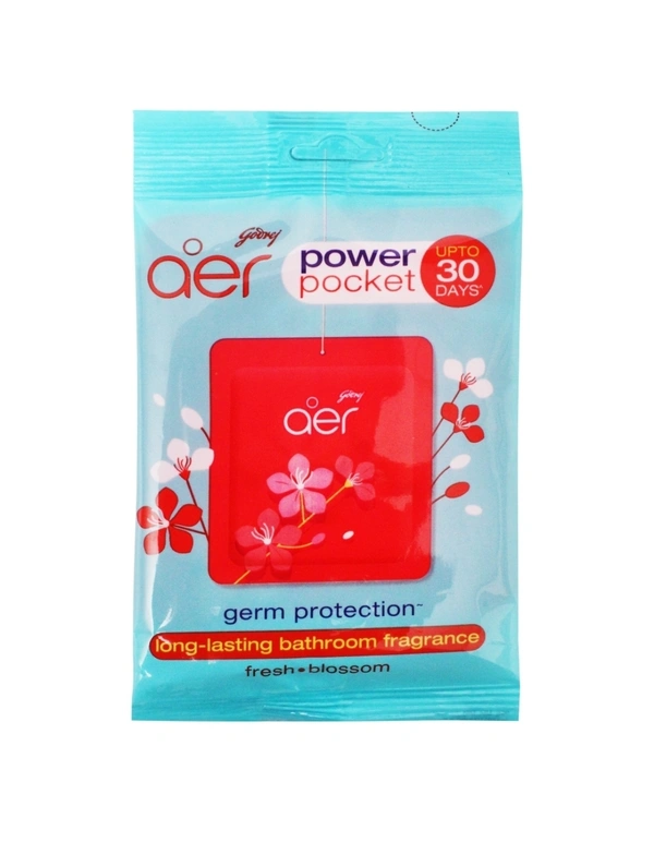 Godrej Aer Bathroom Fragrance Fresh Blossom Pocket  - 10Gms