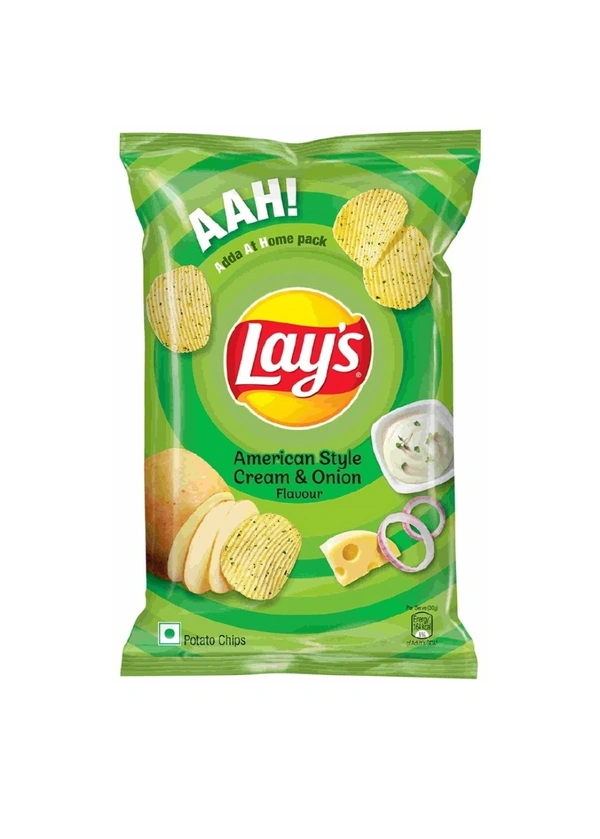 Lay's American Style Cream & Onion - 104 Gms