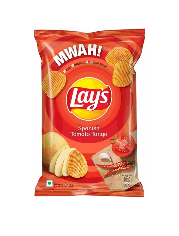 Lay's Spanish Tomato Tango Potato Chips 104 Gms 