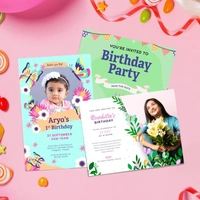 Birthday Invitation Cards 50 PC