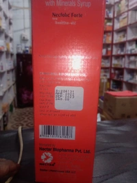 Multivitamin Iron,Folic Acid,Vitamin B12(Necfolic Forte) - Red, 300ml