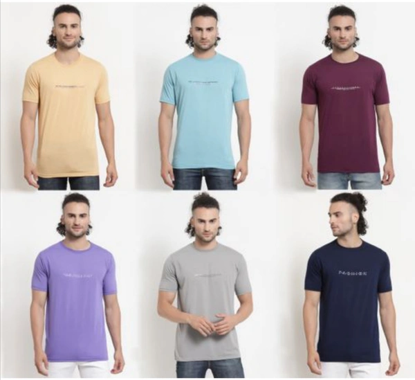 Men Cotton Solid Tshiry - Festival, 40