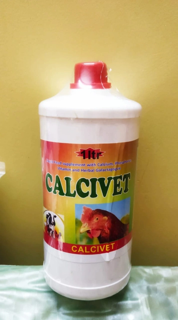 CALCIVET ( Calcium, Phosporous, Vitamins & minerals)1ltr