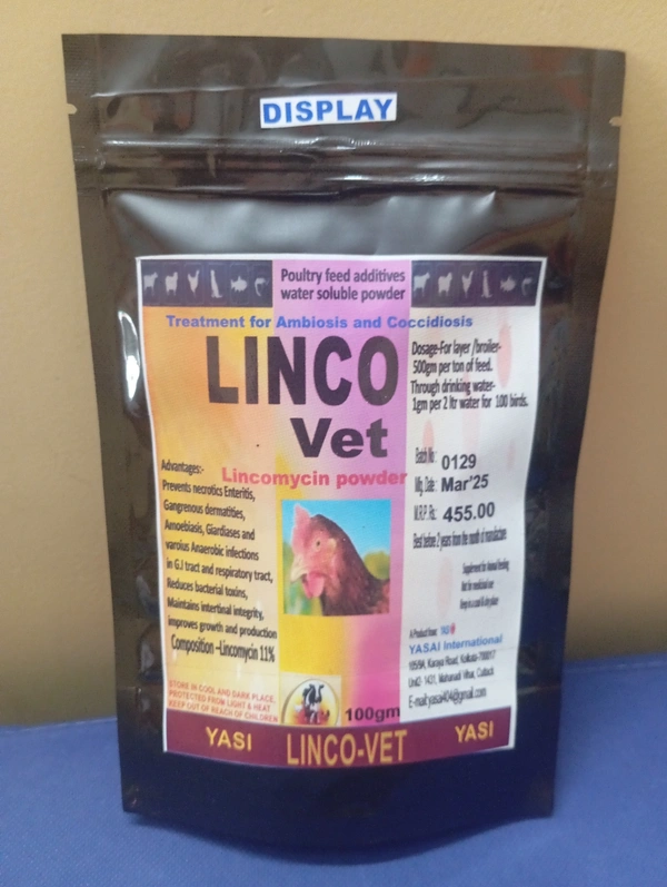 LINCOVET For Ambiosis & Coccidiosis, 100gm
