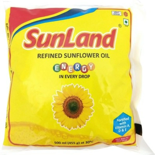 சன்லாண்ட் சன்பிளார் ஆயில் / Sunland Sunflower Oil - 500 ml