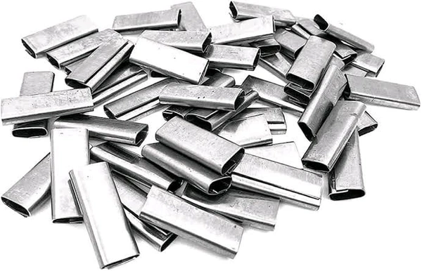 19mm Outer Box Packing - Metal Clip / Tool Strapping Clips 

 - 1kg