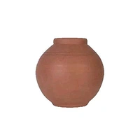 உண்டியல் (மண்) / Earthen Clay Coin Saving Pot/Coin Bank /Piggy Bank / Medium / Store 200-300 Coins - Medium / 1L