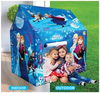 itoys Frozen Theme Play Tent House - Indoor & Outdoor Castle Tent for Kids 2-5 Years Delivery Time: 2-3Days