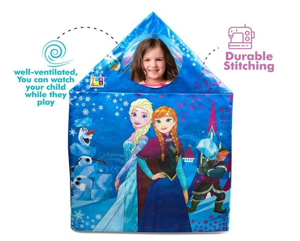 itoys Frozen Theme Play Tent House - Indoor & Outdoor Castle Tent for Kids 2-5 Years Delivery Time: 2-3Days