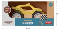 Giggles Funskool Wood'e Buggy - Premium Wooden Toy Car for Kids 18+ Months | Eco-Friendly & Safe Delivery Time: 2-3Days