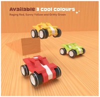 Giggles Funskool Wood'e Buggy - Premium Wooden Toy Car for Kids 18+ Months | Eco-Friendly & Safe Delivery Time: 2-3Days