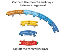 TOYKRAFTT Montessori Puzzles for Kids - Educational Toddler Puzzles for Boys & Girls 3-5 Years | Learning Games Delivery Time: 2-3Days