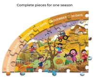 TOYKRAFTT Montessori Puzzles for Kids - Educational Toddler Puzzles for Boys & Girls 3-5 Years | Learning Games Delivery Time: 2-3Days