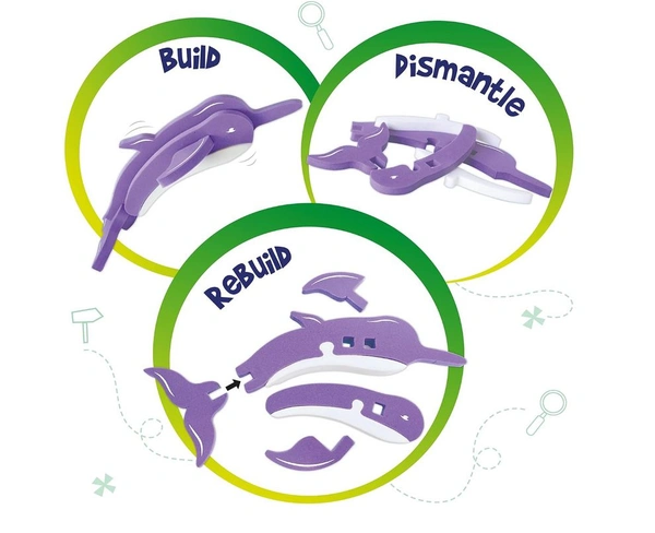 Imagimake Foam Mapology National Symbols of India - Construction Set - Make 7 Models | Educational Toy for Kids 5+ Years Delivery Time: 2-3Days