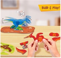 Imagimake Mapology Glow In The Dark Dinos & Egg - Set of 3 Eggs | 3D Dinosaur Puzzle for Kids 5-9 Years Delivery Time: 2-3Days