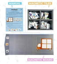 Magnalogix Phonics on The Go - Magnetic Phonics Kit | Montessori Learning Toy for Kids 4-6 Years | Gift for Boys & Girls Delivery Time: 2-3Days