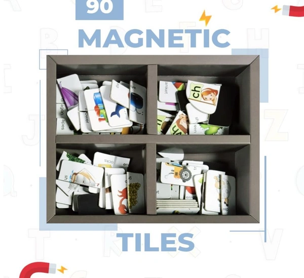 Magnalogix Phonics on The Go - Magnetic Phonics Kit | Montessori Learning Toy for Kids 4-6 Years | Gift for Boys & Girls Delivery Time: 2-3Days