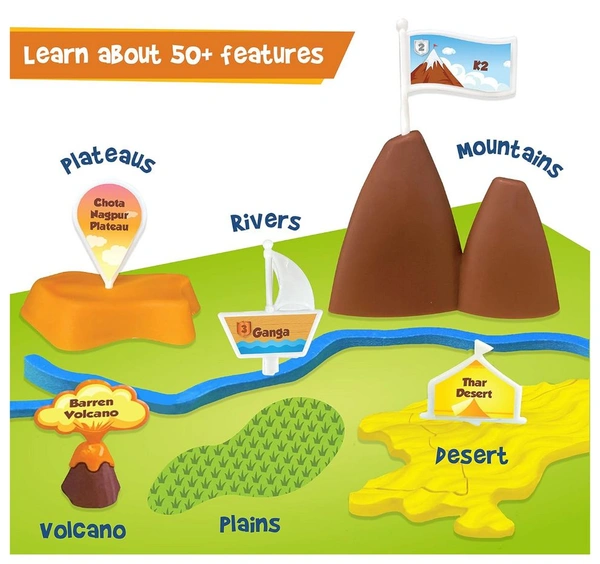 Imagimake Mapology Glow in The Dark Dinos & Egg - 3D Dinosaur Puzzle for Kids 5+ Years | Build & Play Delivery Time: 2-3Days