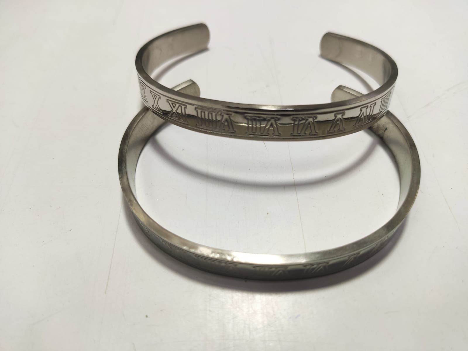 Gold-tone Roman Numeral Cuff Bracelet | Icing US