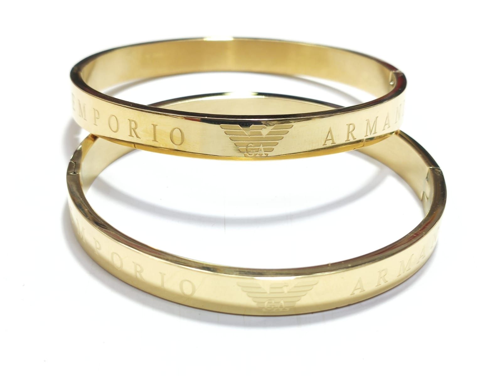Emporio Armani Blue Lacquer Components Bracelet In Rose Gold | ModeSens