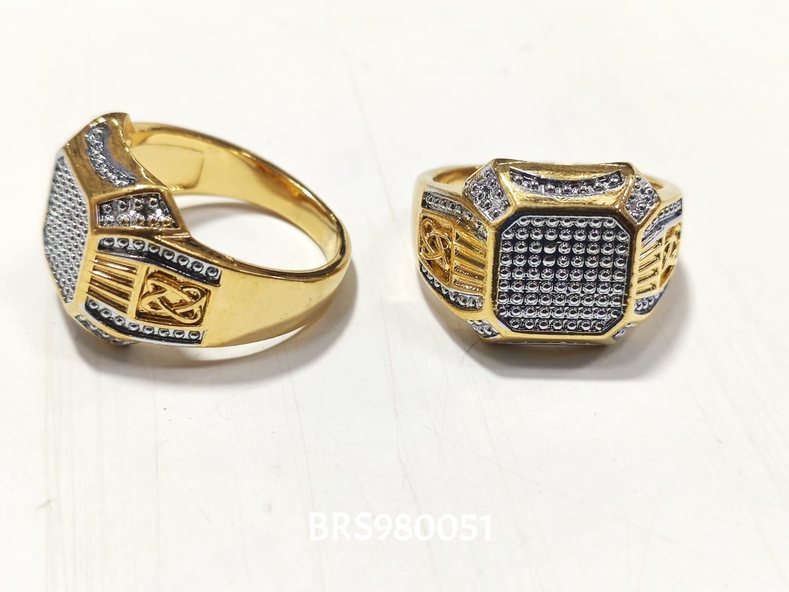 1 gram gold plated handmade lion finely detailed design ring for men - –  Soni Fashion®