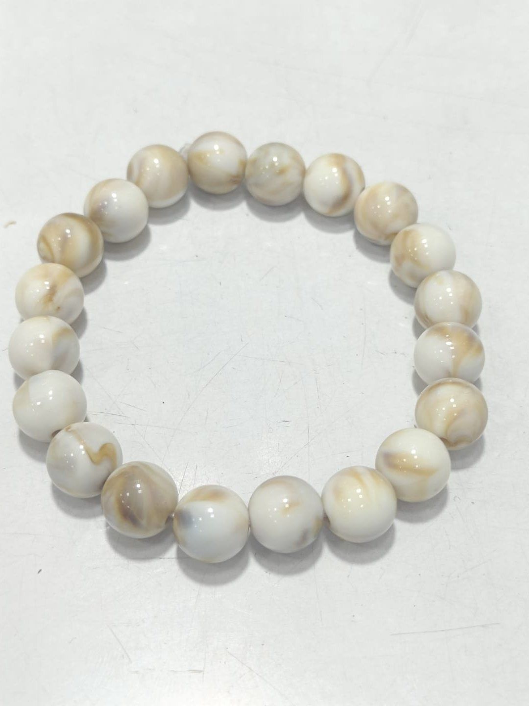 in2 design | Bar Bracelet - gold/white pearl