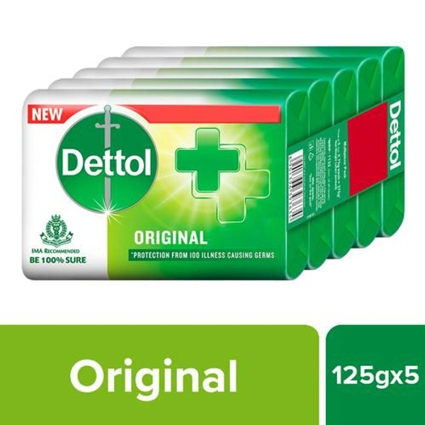 Dettol Bar- Original - Buy 4 Get 1 free
