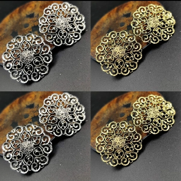Golden Silver Earing Short