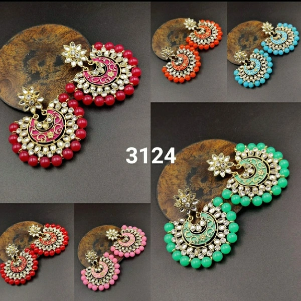 Premium Colour Full Earing