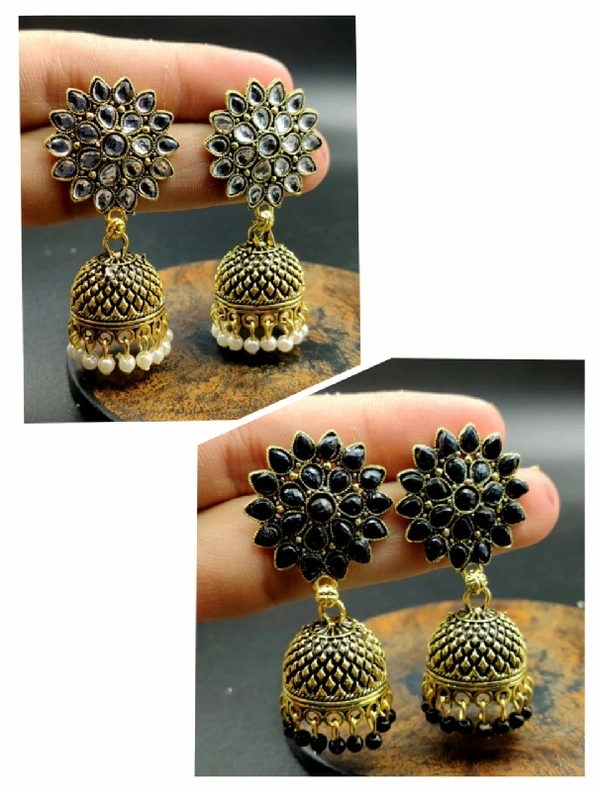 Short Golden Jhumki
