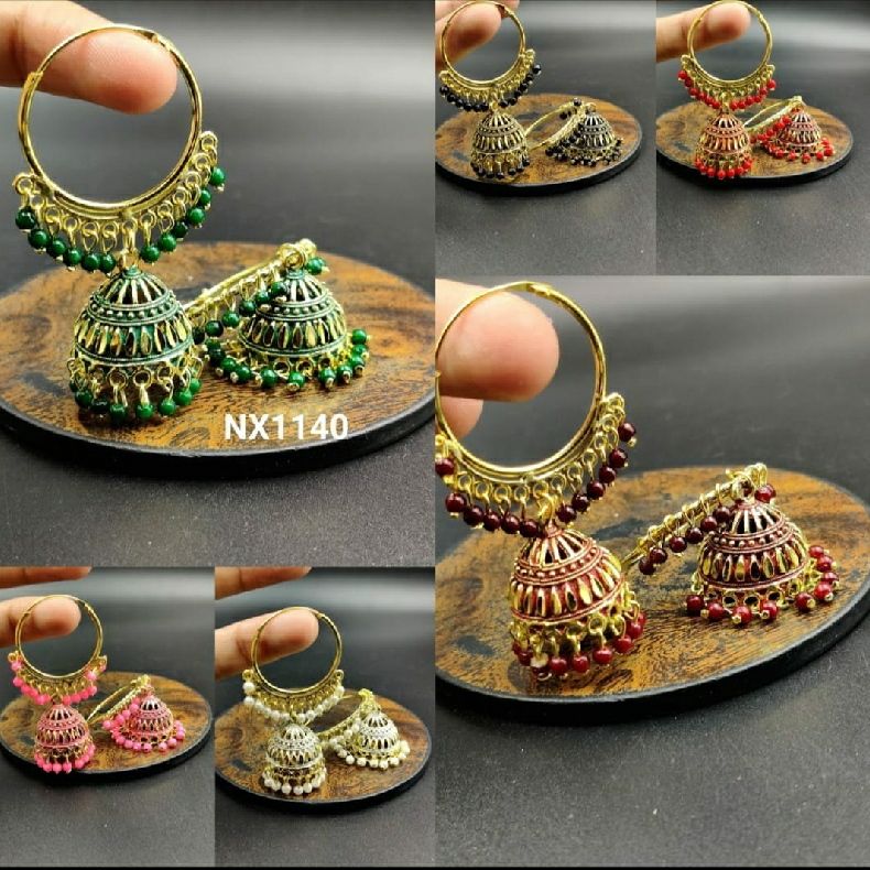 Multi Coloured Peacock Design Jhumka at Rs 200/pair | Star Earring in Delhi  | ID: 24146172573