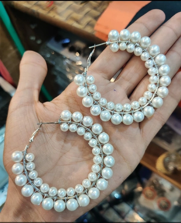 White Ghungru Earing6