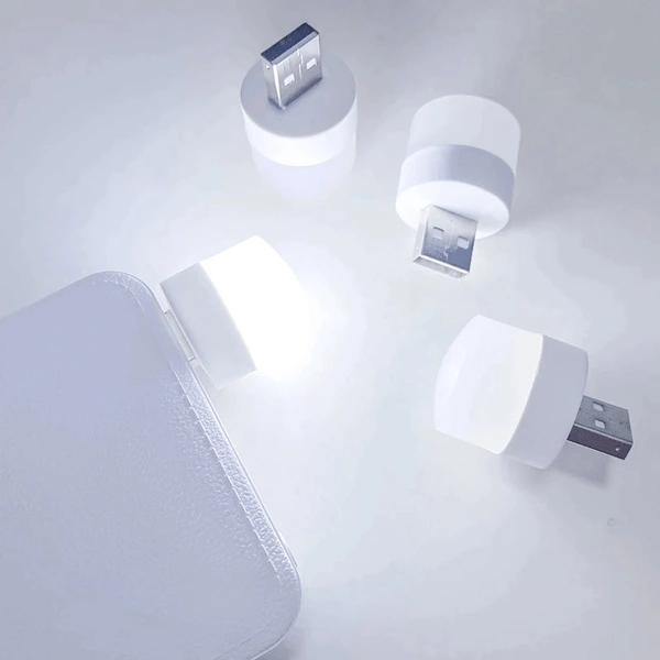 Mini Usb Portable Light Help To Study And Other Work - White