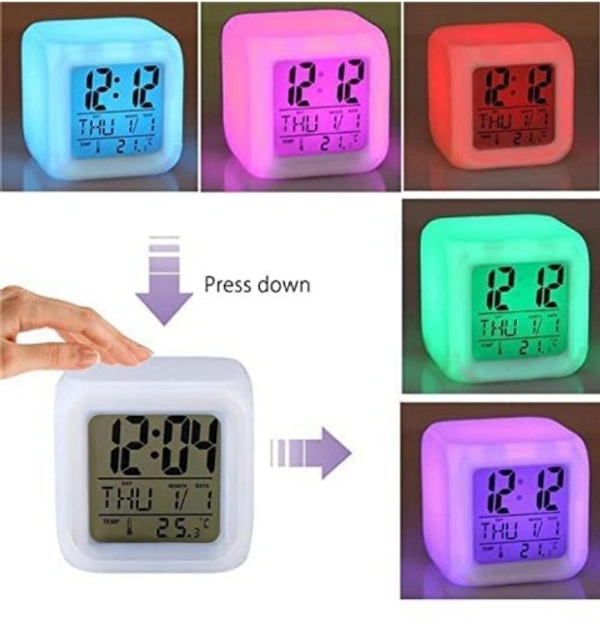 Zovuta Colour Changing Clock Pack Of 1
