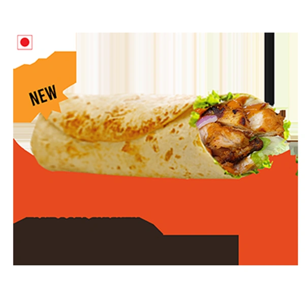 (Grill Inn) Tandoori Chicken Tikka Wrap - 1pc Fried Chicken Plus Coke