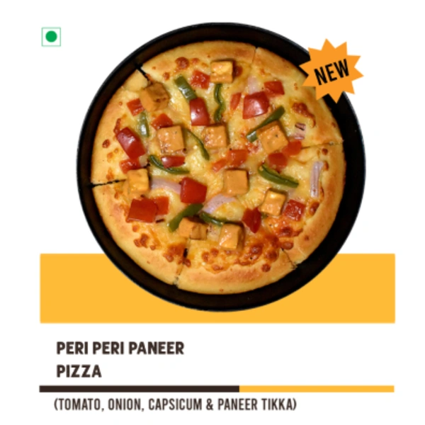 (Grill Inn) Peri Peri Paneer Pizza - Regular(9inch)